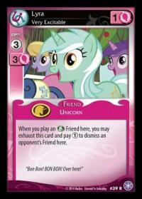my little pony the crystal games lyra very excitable foil