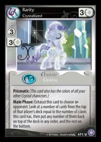 my little pony the crystal games rarity crystallized foil