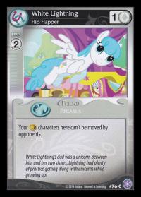 my little pony the crystal games white lightning flip flapper