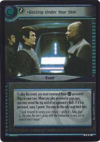 star trek 2e rare promo cards getting under your skin 0d22