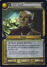 star trek 2e rare promo cards nel apgar 0d24