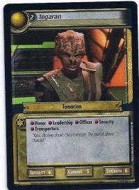 star trek 2e rare promo cards togaran 0d26