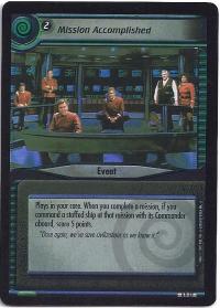 star trek 2e rare promo cards mission accomplished 0p37