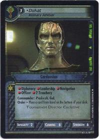 star trek 2e rare promo cards dukat military advisor 0p72