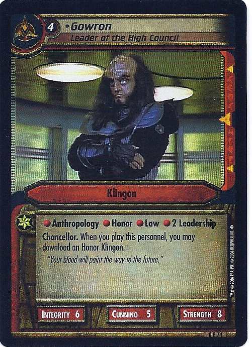 Gowron, Leader 0P74