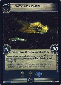 star trek 2e rare promo cards proteect the escapees 0p78