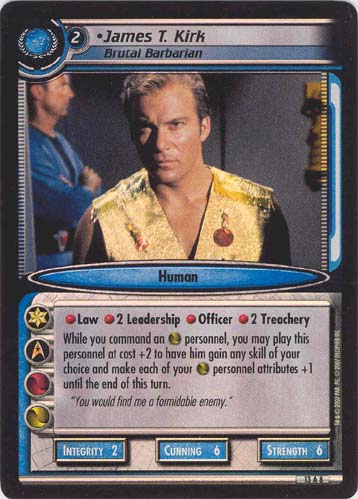 James T. Kirk, Brutal Barbarian (Foil)