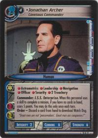 star trek 2e in a mirror darkly jonathan archer covetous commander foil