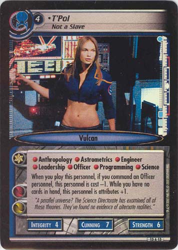 T'Pol, Not a Slave (Foil)