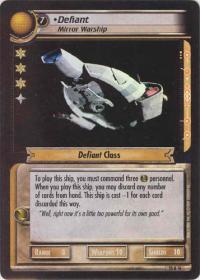 star trek 2e in a mirror darkly defiant mirror warship foil