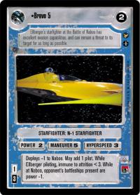 star wars ccg theed palace bravo 5