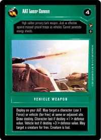 star wars ccg theed palace aat laser cannon
