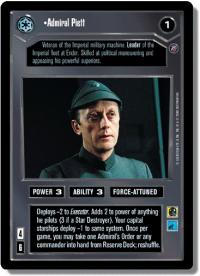 star wars ccg death star ii admiral piett