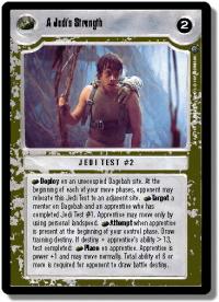 star wars ccg dagobah limited a jedi s strength