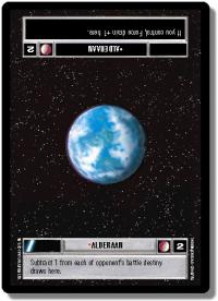 star wars ccg premiere unlimited alderaan dark wb