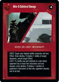 star wars ccg reflections ii premium alter collateral damage