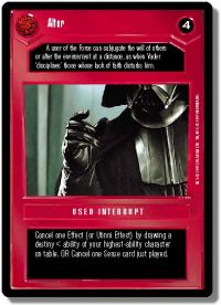 star wars ccg premiere unlimited alter dark wb