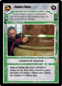 star wars ccg reflections iii foil amidala s blaster foil