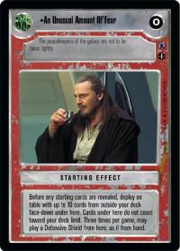 star wars ccg reflections iii premium an unusual amount of fear