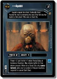 star wars ccg jabbas palace aqualish