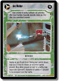 star wars ccg jabbas palace arc welder