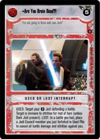 star wars ccg coruscant are you brain dead