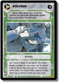 star wars ccg hoth limited artillery remote