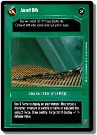 star wars ccg premiere unlimited assault rifle wb