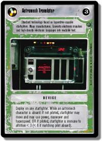 star wars ccg dagobah revised astromech translator wb