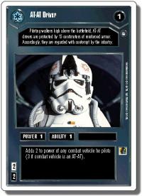 star wars ccg hoth revised at at driver wb