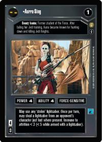 star wars ccg reflections iii foil aurra sing ai foil