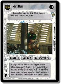 star wars ccg jabbas palace aved luun