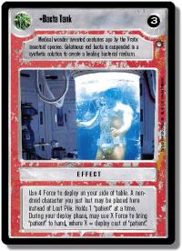 star wars ccg reflections ii foil bacta tank foil