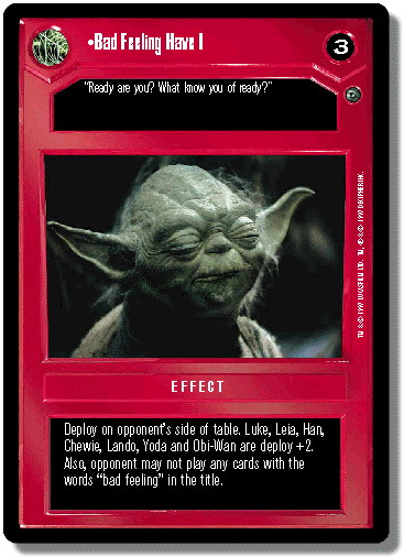 Bad Feeling Have I (FOIL)