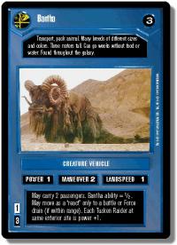 star wars ccg premiere unlimited bantha wb