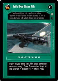 star wars ccg coruscant battle driod blaster rifle