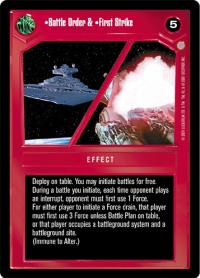 star wars ccg coruscant battle order first strike