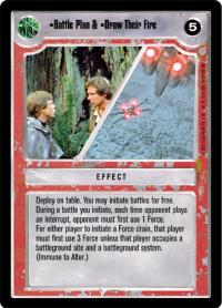 star wars ccg coruscant battle plan draw their fire