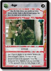 star wars ccg premiere limited beggar