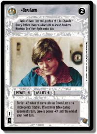 star wars ccg premiere limited beru lars