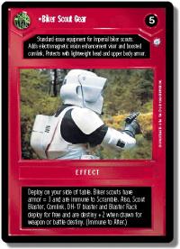 star wars ccg endor biker scout gear