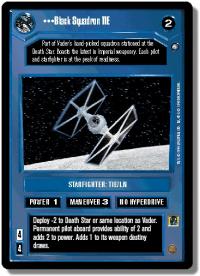 star wars ccg anthologies sealed deck premium black squadron tie