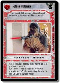 star wars ccg cloud city blaster proficiency