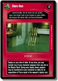 star wars ccg premiere unlimited blaster rack wb