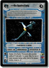 star wars ccg reflections ii foil blue squadron b wing foil