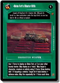 star wars ccg cloud city boba fett s blaster rifle