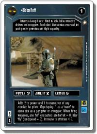 star wars ccg anthologies sealed deck premium boba fett 1st