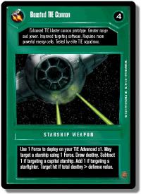 star wars ccg premiere limited boosted tie cannon