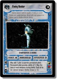 star wars ccg death star ii b wing bomber