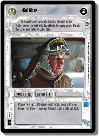 star wars ccg hoth limited cal alder